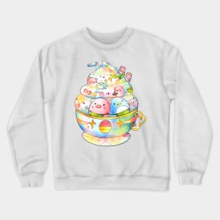 Mr. Piggy & Cool Penguin's Latte Crewneck Sweatshirt